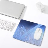 yanfind The Mouse Pad Wet Drench Clear Colorful Waves Wave Bubbles Natural Reflection Reflect Ripples Splash Pattern Design Stitched Edges Suitable for home office game