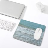 yanfind The Mouse Pad Wave Waves Shore Beach Coast Dubai Sea Swim Deep East Uae United Pattern Design Stitched Edges Suitable for home office game