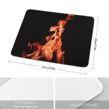 yanfind The Mouse Pad Domain Passion Pictures Fire Burning Flame Public Dark Flames Christmas Images Pattern Design Stitched Edges Suitable for home office game