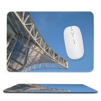 yanfind The Mouse Pad Fixed Sky Church Link Cloud Brazil Sky Skyway Canoas Art Lutheran Daytime Pattern Design Stitched Edges Suitable for home office game