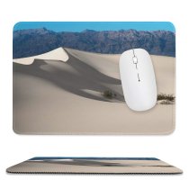 yanfind The Mouse Pad Mesquite Sand Dunes Death Valley National Park Mountain Range Sky California Desert Pattern Design Stitched Edges Suitable for home office game