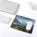 yanfind The Mouse Pad Landscape Peak Exploring National Creative Explore Pictures Outdoors Snow Tree Glacier Pattern Design Stitched Edges Suitable for home office game