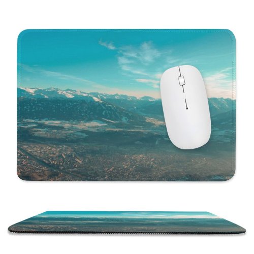 yanfind The Mouse Pad Scenery Range Sky Slope Mountain Free Outdoors Wallpapers Images Landscape Panoramic Pattern Design Stitched Edges Suitable for home office game