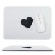 yanfind The Mouse Pad Ed Robertson Love Heart Pattern Design Stitched Edges Suitable for home office game