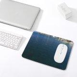 yanfind The Mouse Pad Building Old Retro Century Sky Beautiful Azure Makedonija Ohrid Coast Sky Calm Pattern Design Stitched Edges Suitable for home office game