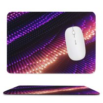 yanfind The Mouse Pad Dante Metaphor Abstract Rays Bars Colorful Glowing Pattern Design Stitched Edges Suitable for home office game