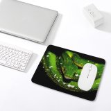 yanfind The Mouse Pad Black Dark Tree Python Snake Python Drops Dark Pattern Design Stitched Edges Suitable for home office game