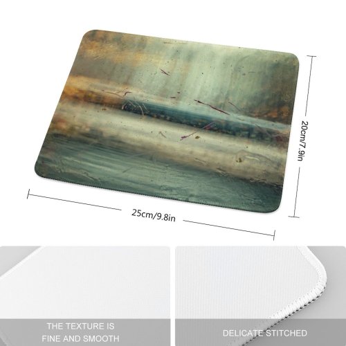 yanfind The Mouse Pad Scenery Bog Swamp Mood Traffic Bus Ocean Mystic Outdoors Wallpapers Land Pattern Design Stitched Edges Suitable for home office game