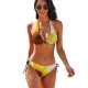 yanfind Bikini Sunflower Bee Leaf Seed Flower Flowering Plant Pollen Petal Vegetarian Women's Sexy Backless Swimwear Two Piece Summer
