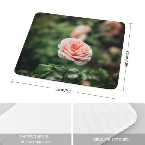 yanfind The Mouse Pad Free Flower Vegetation Petal Rose Geranium Plant Blossom Images Bush Pattern Design Stitched Edges Suitable for home office game
