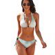 yanfind Bikini Blurred Sky Beach Blur Blurry Bokeh Calm Cloud Dawn Design Earth Glow Women's Sexy Backless Swimwear Two Piece Summer