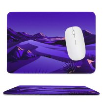 yanfind The Mouse Pad Mountains Rocks Night Starry Sky Scenery MacOS Big Sur IOS Pattern Design Stitched Edges Suitable for home office game