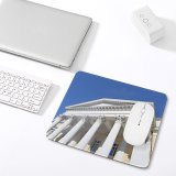 yanfind The Mouse Pad Building Building Sky Roman Tourist Sun Facade Classic Classical Attraction Column Court Pattern Design Stitched Edges Suitable for home office game