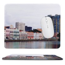 yanfind The Mouse Pad Metropolis Building Town Pernambuco Building Work Settlement Area Tourism Trip City Reflection Pattern Design Stitched Edges Suitable for home office game