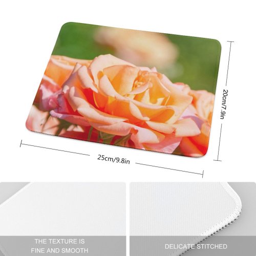 yanfind The Mouse Pad Free Flower Petal Rose Plant Blossom Images Pattern Design Stitched Edges Suitable for home office game