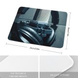 yanfind The Mouse Pad Blur Focus Condenser Depth Technology Electronics Field Audio Microphone Sound Studio Leather Pattern Design Stitched Edges Suitable for home office game