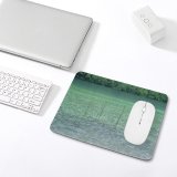 yanfind The Mouse Pad Calm Bank Jezera Croatia Lakes Eden Tree Plant Park Family Lot Pond Pattern Design Stitched Edges Suitable for home office game