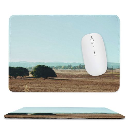 yanfind The Mouse Pad Scenery Field Grove Tree Plant Free Ground Canyon Stock Outdoors Forest Pattern Design Stitched Edges Suitable for home office game
