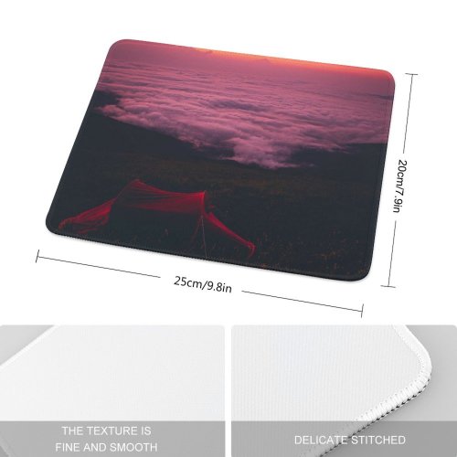 yanfind The Mouse Pad Abruzzo Crest Mountain Panorama Activities Cloudy Italia PNG Leisure Wallpapers Tent Pattern Design Stitched Edges Suitable for home office game