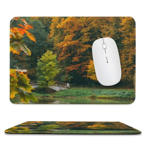 yanfind The Mouse Pad Abies Plant Forest Россия Pictures Outdoors Tree Fir Free Falls Maple Pattern Design Stitched Edges Suitable for home office game