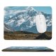yanfind The Mouse Pad Landscape Peak Building Housing River Slope Cook Pictures Outdoors Grey Snow Pattern Design Stitched Edges Suitable for home office game