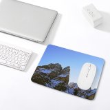 yanfind The Mouse Pad Abies Range Tree Mountain Snow Plant Fir Free Ice Stock Outdoors Pattern Design Stitched Edges Suitable for home office game