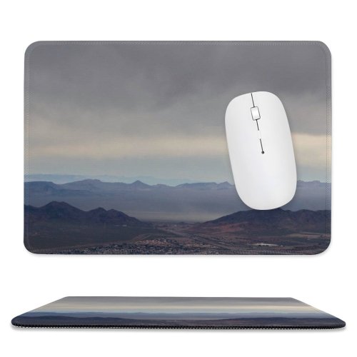 yanfind The Mouse Pad Landscape Peak Countryside Pictures Outdoors Stock Grey Free Range Plateau Land Pattern Design Stitched Edges Suitable for home office game