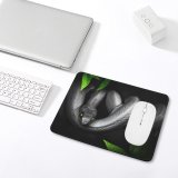 yanfind The Mouse Pad Dark Snake Reptile Eyes Jungle Pattern Design Stitched Edges Suitable for home office game