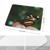 yanfind The Mouse Pad Blur Invertebrate Butterfly Delicate Wing Wild Insect Moth Wildlife Macro Monarch Outdoors Pattern Design Stitched Edges Suitable for home office game