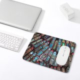 yanfind The Mouse Pad Boats Above Drone From Daytime Colorful Outdoors Fishing Eye Bird's Aerial Shot Pattern Design Stitched Edges Suitable for home office game