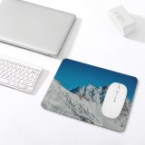 yanfind The Mouse Pad Landscape Peak Activities Slope Leisure Pictures Outdoors Snow Stew Dish Glacier Avalanche Pattern Design Stitched Edges Suitable for home office game