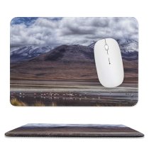 yanfind The Mouse Pad Scenery Tundra Birds Range Lake Colorada Mountain Domain Laguna Public Outdoors Pattern Design Stitched Edges Suitable for home office game