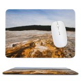 yanfind The Mouse Pad Eruption Geyser Tree Mountain Domain Wilderness Plant Public Woodland Basin Ice Pattern Design Stitched Edges Suitable for home office game