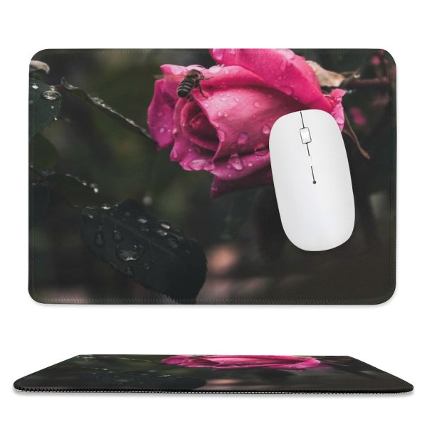 yanfind The Mouse Pad Free Pictures Flower Petal Rose Plant Blossom Images Albania Tirana Pattern Design Stitched Edges Suitable for home office game