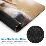 yanfind The Mouse Pad Dog Pet Free Pictures Stock Golden Images Pattern Design Stitched Edges Suitable for home office game