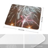 yanfind The Mouse Pad Fire July Fireworks Night Freedom Fireworks Firecracker Midnight Event Lighting Year Festival Pattern Design Stitched Edges Suitable for home office game