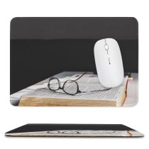 yanfind The Mouse Pad Blur Focus Writings Eyewear Words Books Read Depth Literature Field Papers Pages Pattern Design Stitched Edges Suitable for home office game