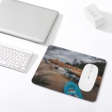 yanfind The Mouse Pad Boats Clouds Boulders Landscape Daylight Travel Storm Watercrafts Canoe River Outdoors Scenic Pattern Design Stitched Edges Suitable for home office game