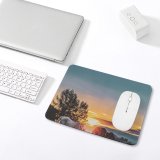 yanfind The Mouse Pad Backlit Golden Horses Desktop Sunset Grass Landscape Evening Travel Cavalry Iphone Galaxy Pattern Design Stitched Edges Suitable for home office game