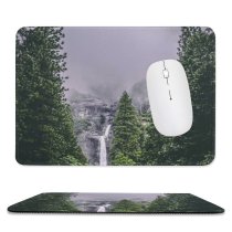 yanfind The Mouse Pad America Abies Pine Plant Californië Creative Spruce Yosemite Staten Valley Pictures Pattern Design Stitched Edges Suitable for home office game