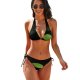yanfind Bikini Forest Leaf Night Filbert Summer Flower Plant Flowering Stem Dicotyledon Women's Sexy Backless Swimwear Two Piece Summer
