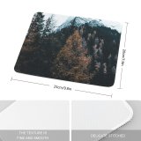 yanfind The Mouse Pad Abies Rieserferner Pine Plant Forest Creative Spruce Dying Pictures Snow Tree Pattern Design Stitched Edges Suitable for home office game