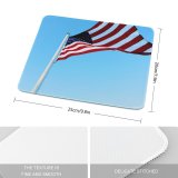 yanfind The Mouse Pad Blur Honor Freedom Liberty Spangled Independence Usa Administration Hanging Memorial States Flag Pattern Design Stitched Edges Suitable for home office game