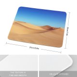 yanfind The Mouse Pad Desert Sand Dunes Clear Sky Pattern Design Stitched Edges Suitable for home office game
