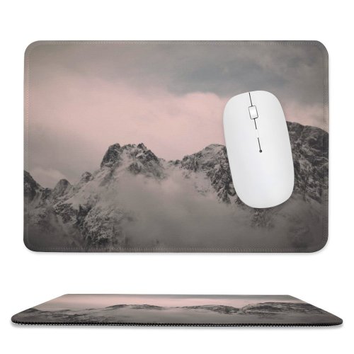 yanfind The Mouse Pad Wallpapers Peak Pictures PNG Range Outdoors Ice Snow Mountain Images Pattern Design Stitched Edges Suitable for home office game