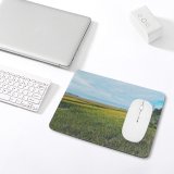 yanfind The Mouse Pad Scenery Field Savanna Grass Rural Plant Outdoors Farm Wallpapers Land Grassland Pattern Design Stitched Edges Suitable for home office game