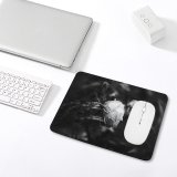 yanfind The Mouse Pad Wallpapers Bud Flower Petal Rose Sprout Plant Blossom Grey Creative Images Pattern Design Stitched Edges Suitable for home office game