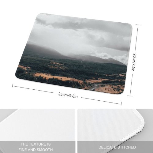 yanfind The Mouse Pad Scenery Range Sky Mountain Wilderness Free Ground Outdoors Stock Wallpapers Land Pattern Design Stitched Edges Suitable for home office game