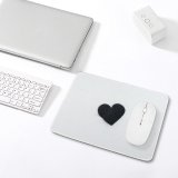 yanfind The Mouse Pad Ed Robertson Love Heart Pattern Design Stitched Edges Suitable for home office game