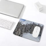 yanfind The Mouse Pad Sankt Abies Pine Plant Pictures PNG Outdoors Grey Snow Tree Fir Pattern Design Stitched Edges Suitable for home office game